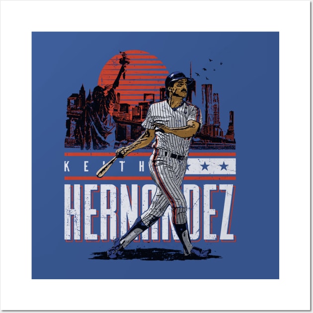 Keith Hernandez New York M Skyline Wall Art by Jesse Gorrell